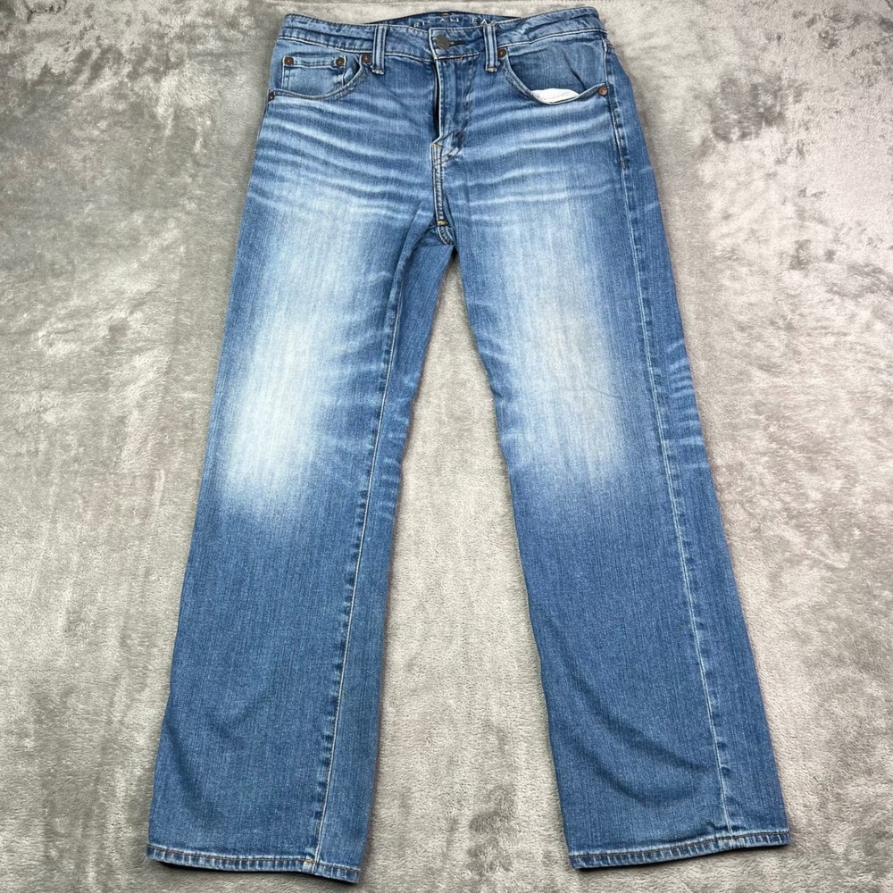 American Eagle Classic Bootcut Jeans Mens 31x30 Blue Medium Wash Flex Denim